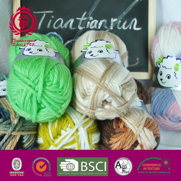 2.5NM/3 dyed hand knitting yarn
