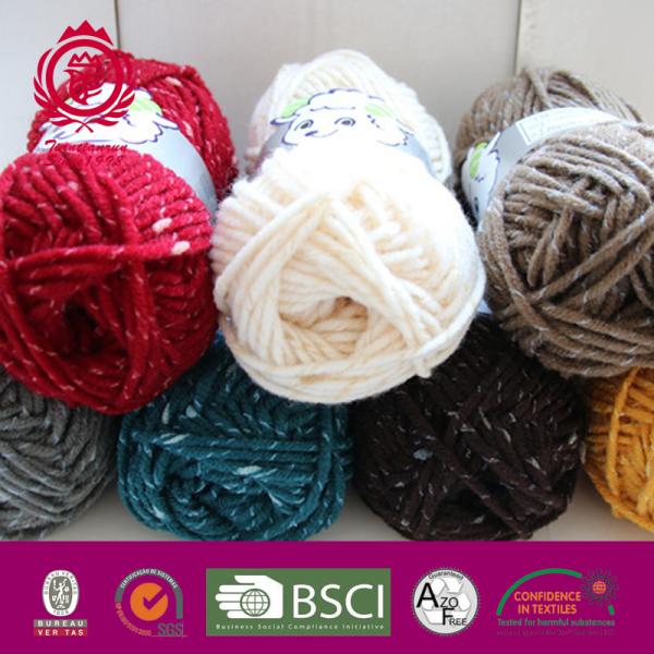 8%polyester 92% acrylic fancy yarn